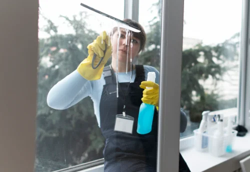 Nettoyage de vitres intérieures et extérieures à Pluguffan